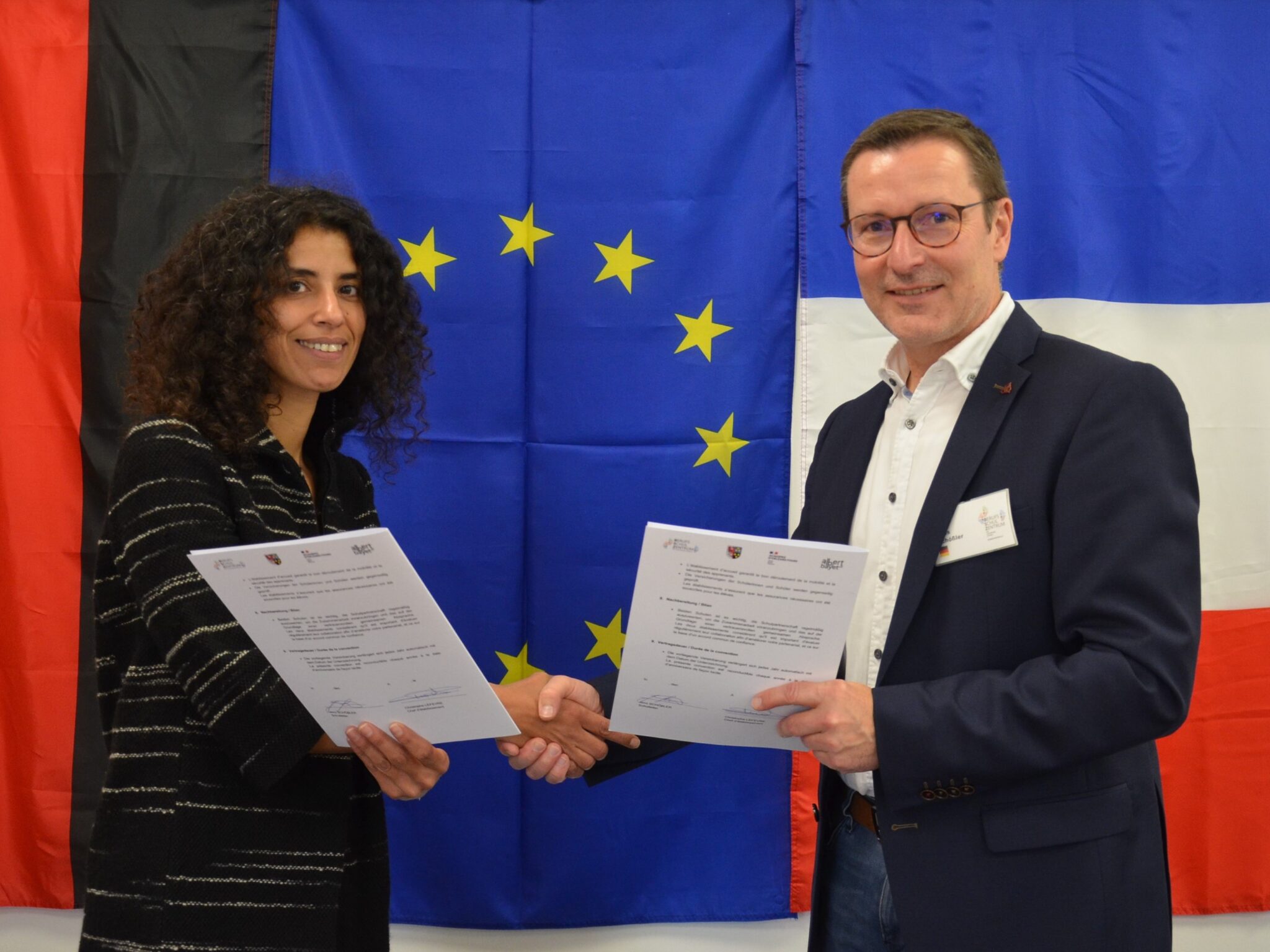 Partnerschaftsvertrag mit dem Lycée Albert Bayet in Tours erneuert