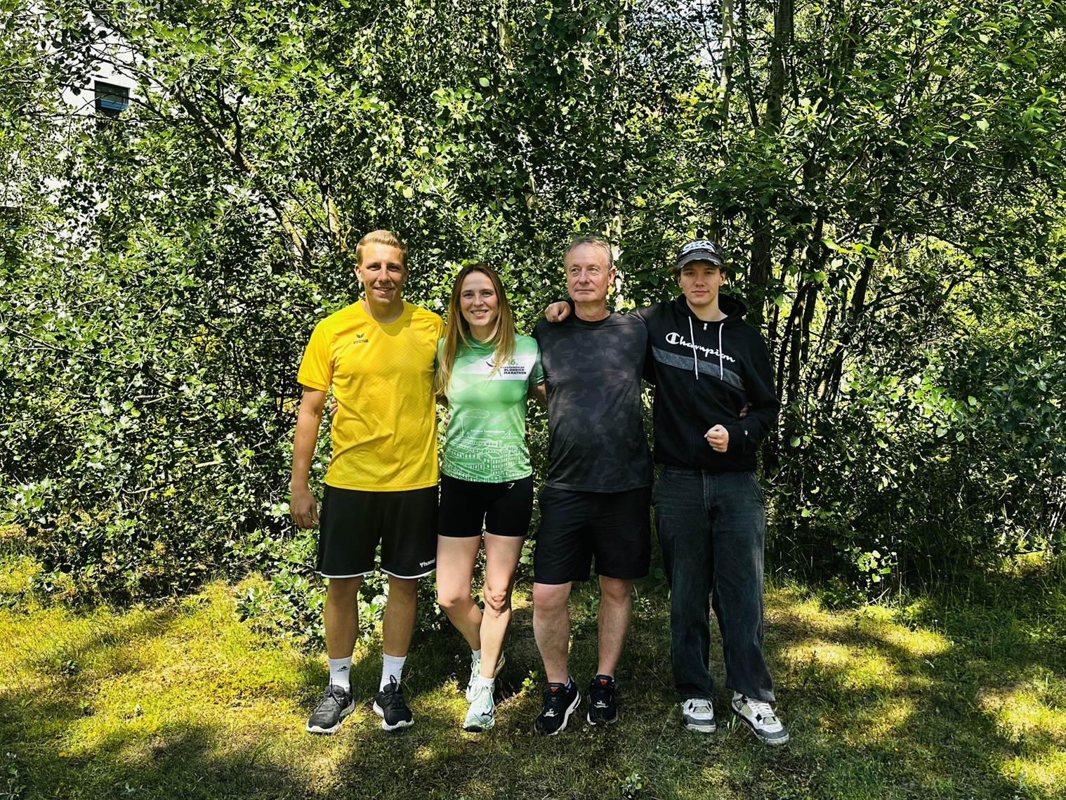 v.l.n.r.: Lukas Bartelt, Daniela Herbst, Ralph Schmidt, Jerome Beyer. Es fehlt: Arved Mitsch.